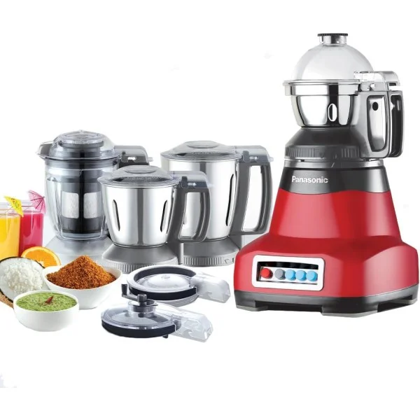 Panasonic 2000Watts, 4 Jar Mixer Grinder - MX-AE465RTZ